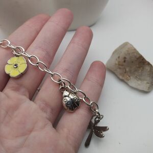 Nature's pathway‎ charm dangle bracelet